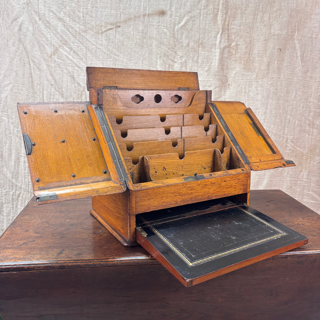 Oak Stationary or Writing Box.