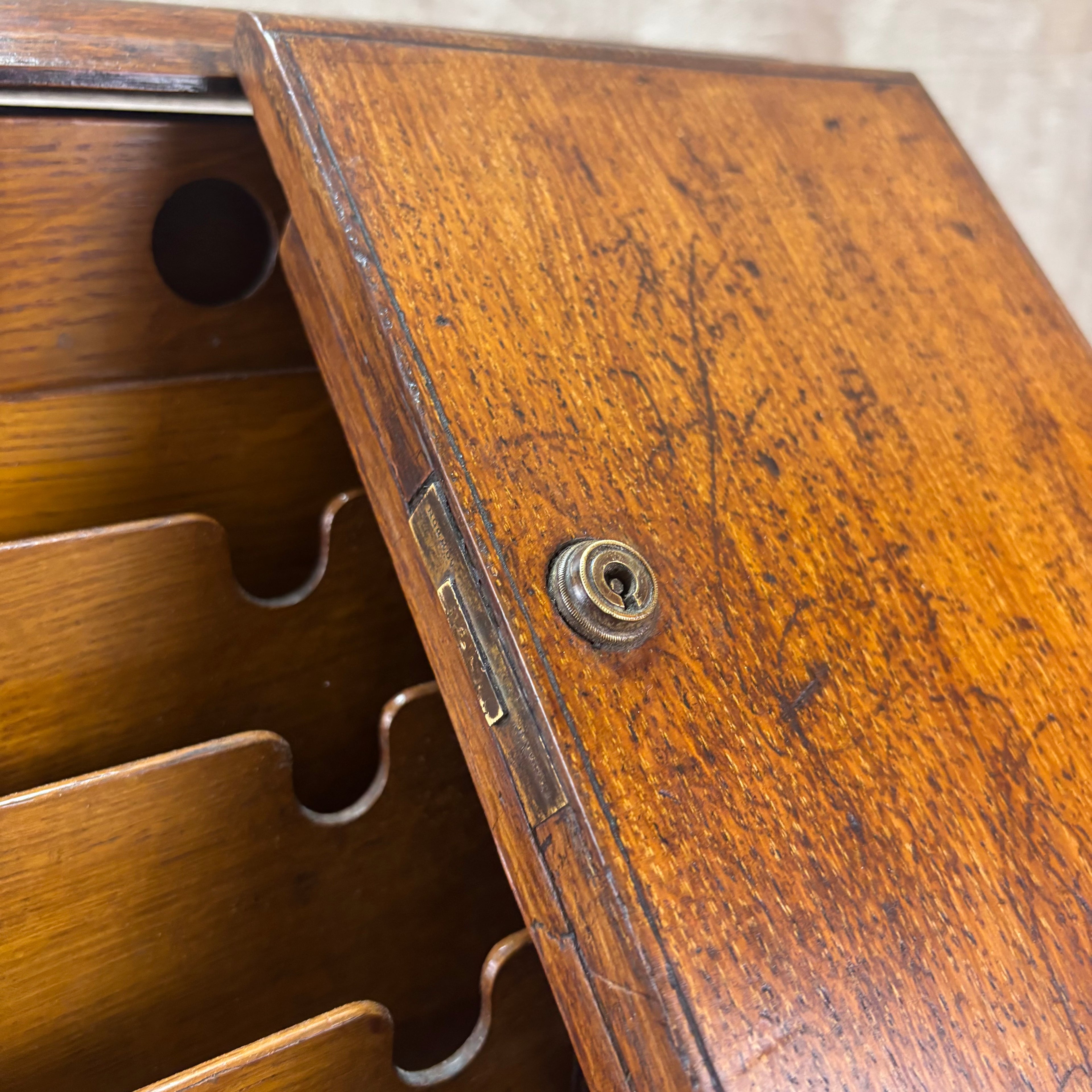 Oak Stationary or Writing Box.