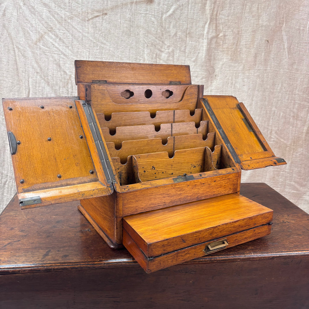 Oak Stationary or Writing Box.