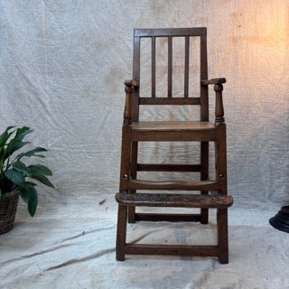 Late 19th Century Fruitwood High Chair