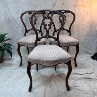 Victorian Mahogany Set of 4 chairs