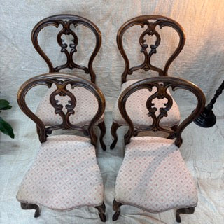Victorian Mahogany Set of 4 chairs