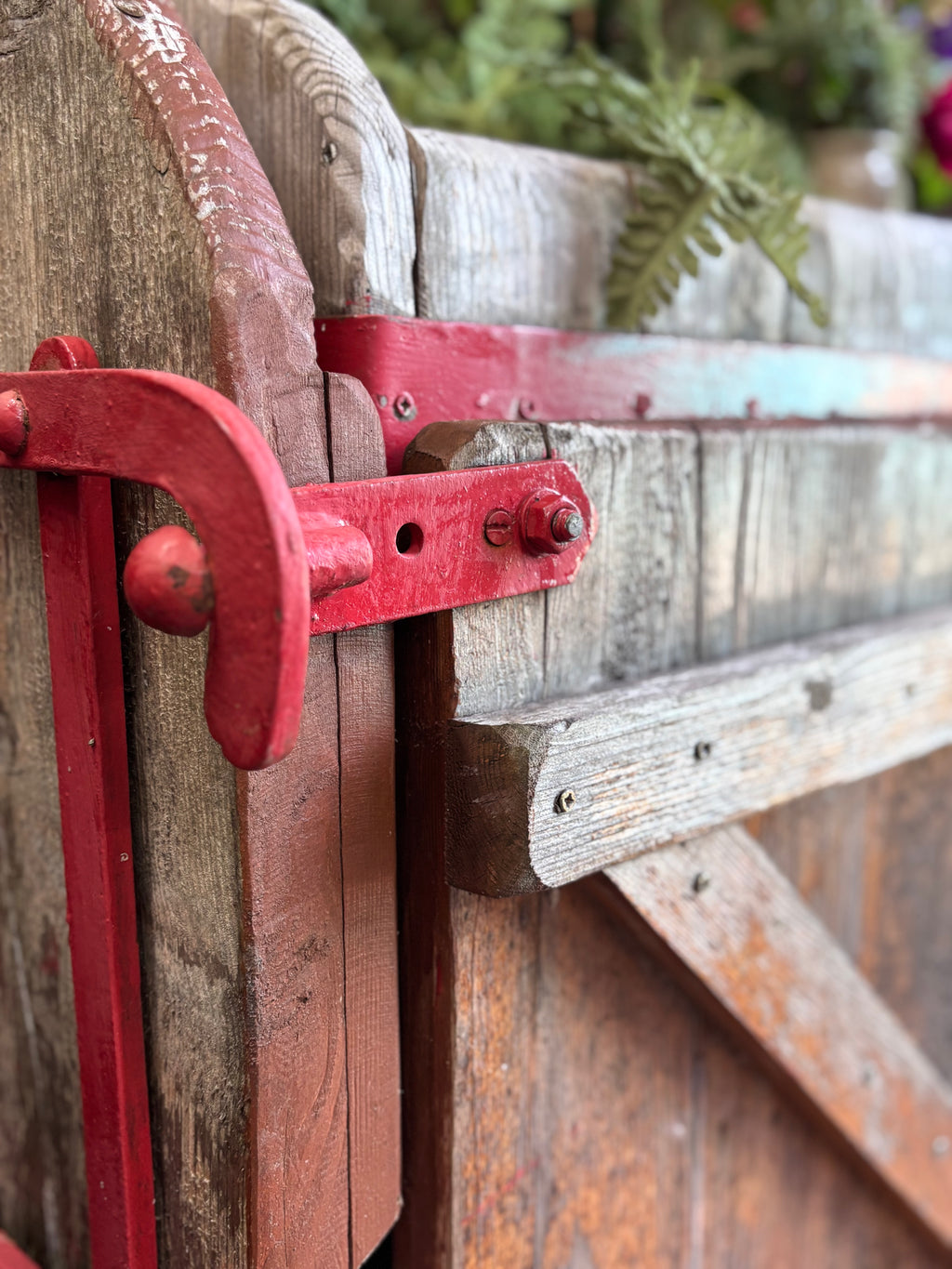 Cattle Crush Repurposed as a Garden Planter