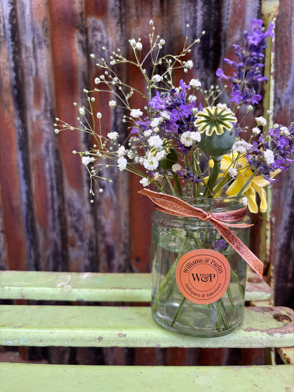 Set of 8 Vintage Green Folding Café Chairs
