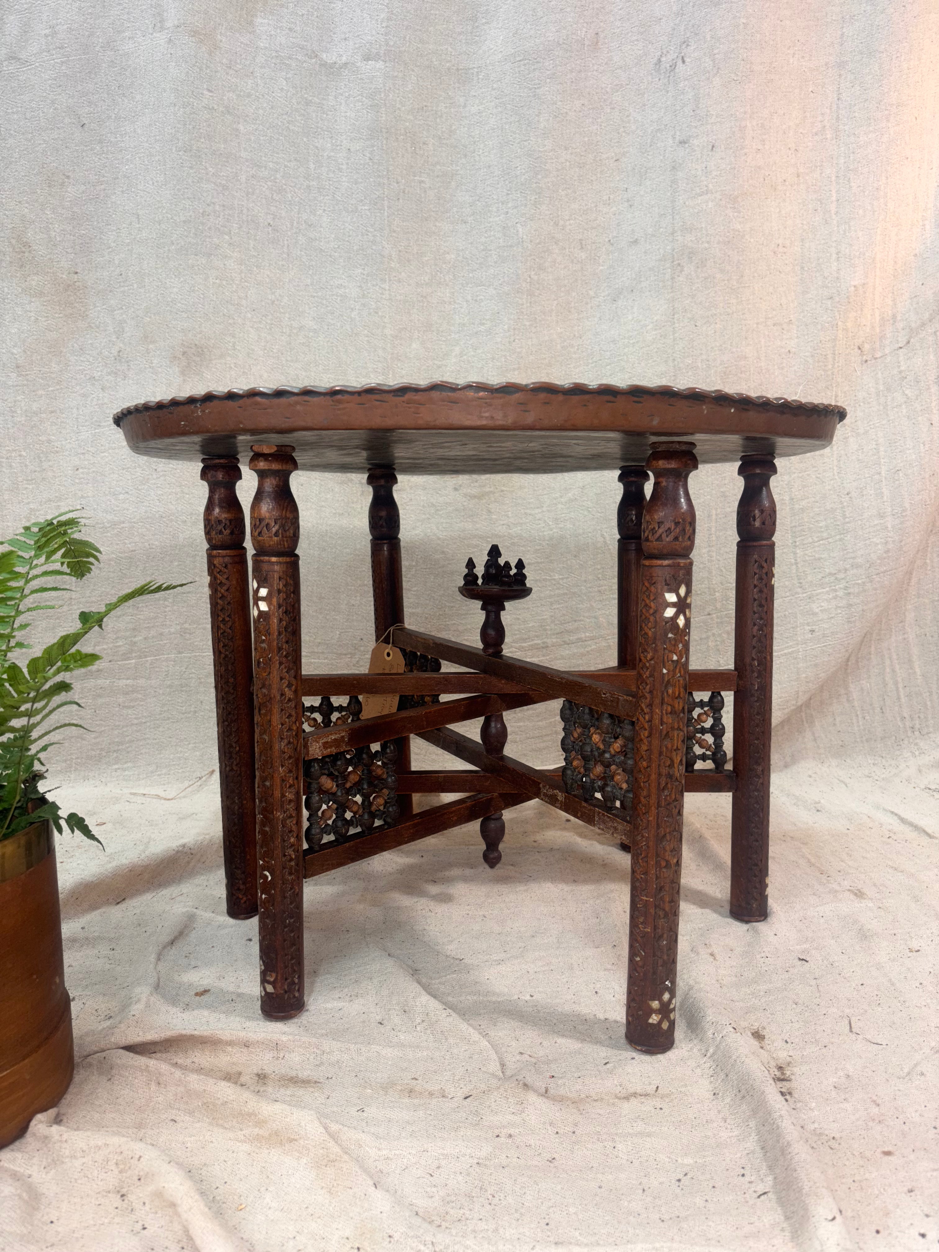 Middle Eastern tray top table