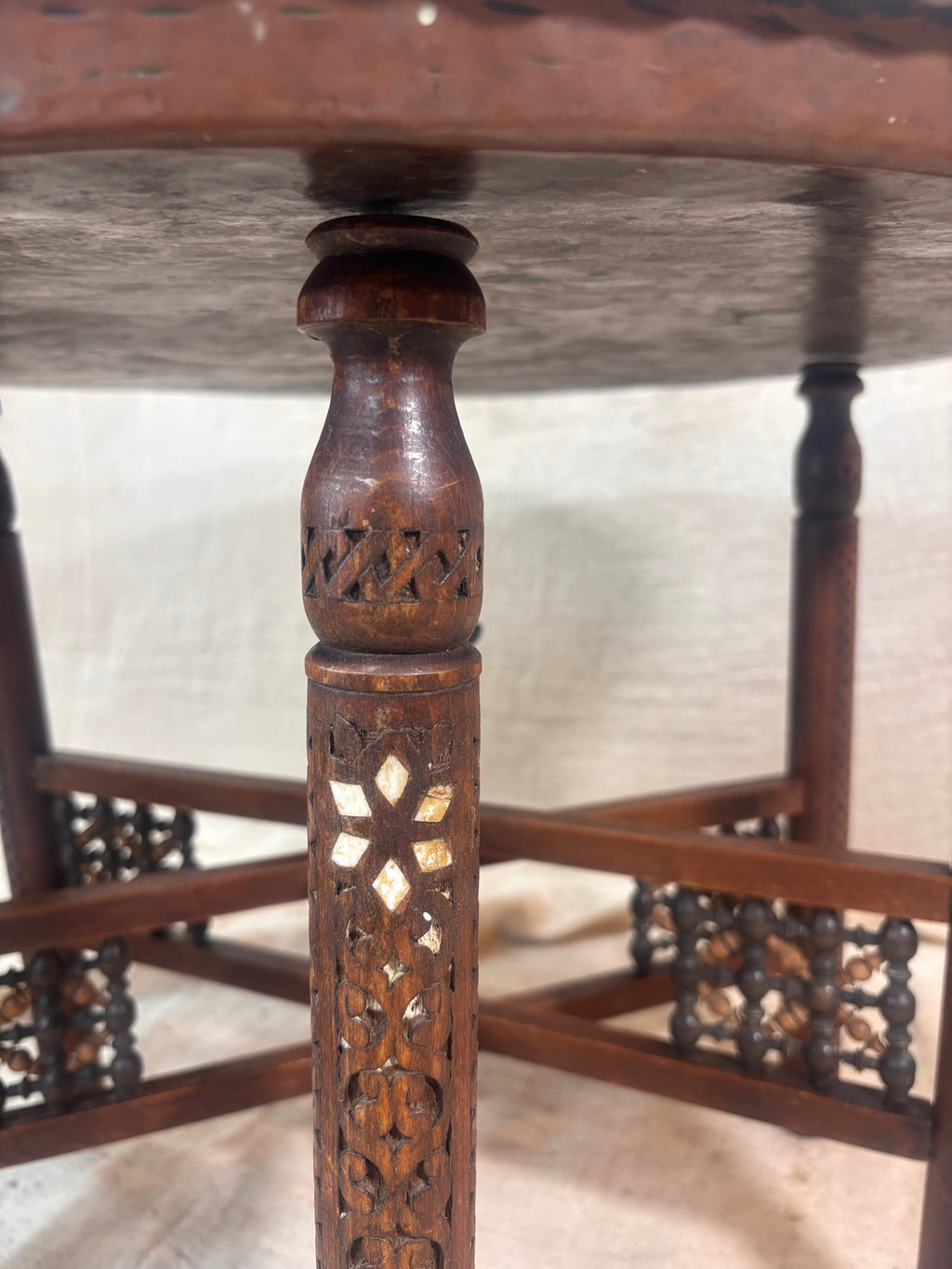 Middle Eastern tray top table