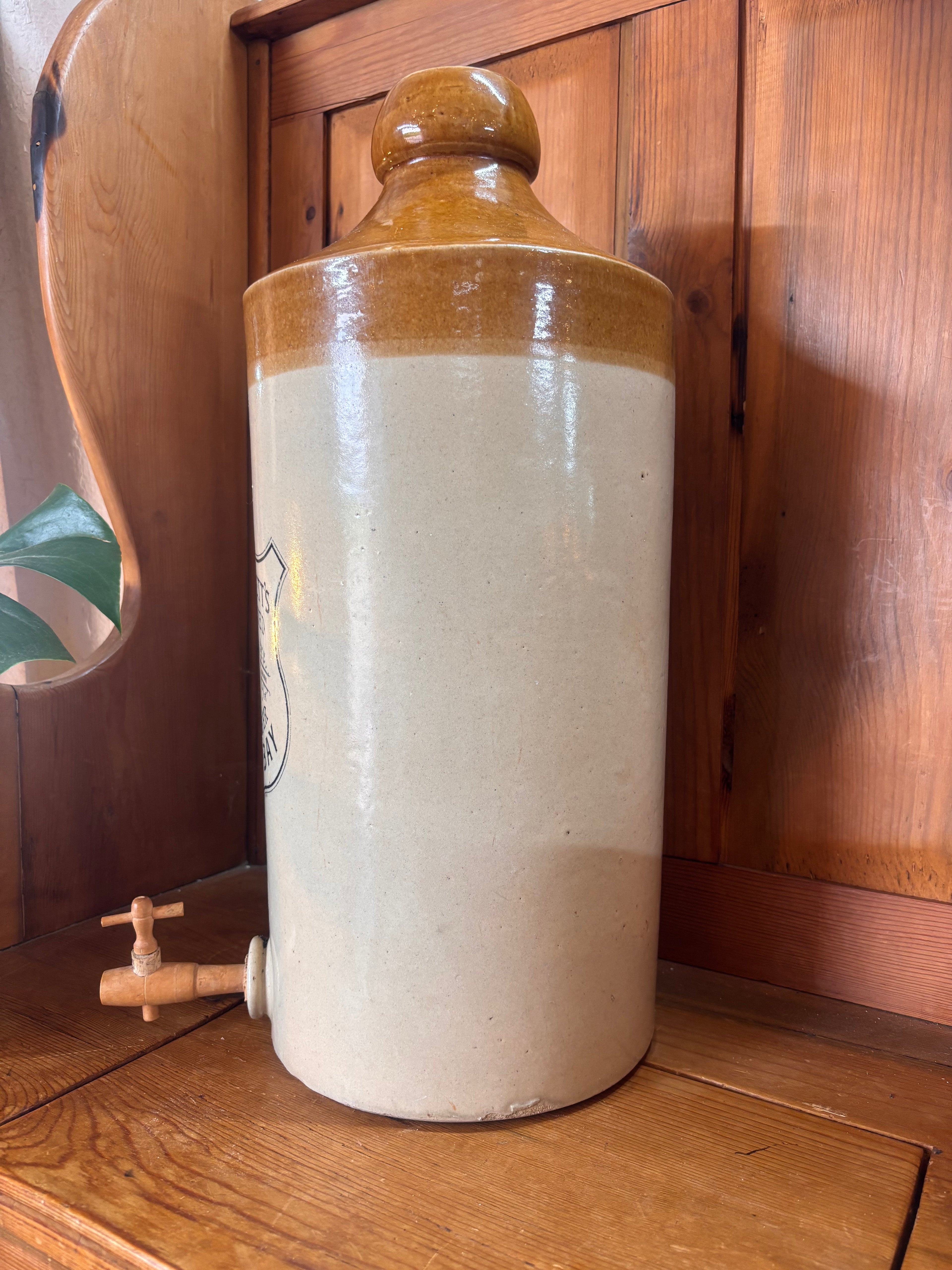 Stoneware Ginger Beer Flagon from Herne Bay, Kent.