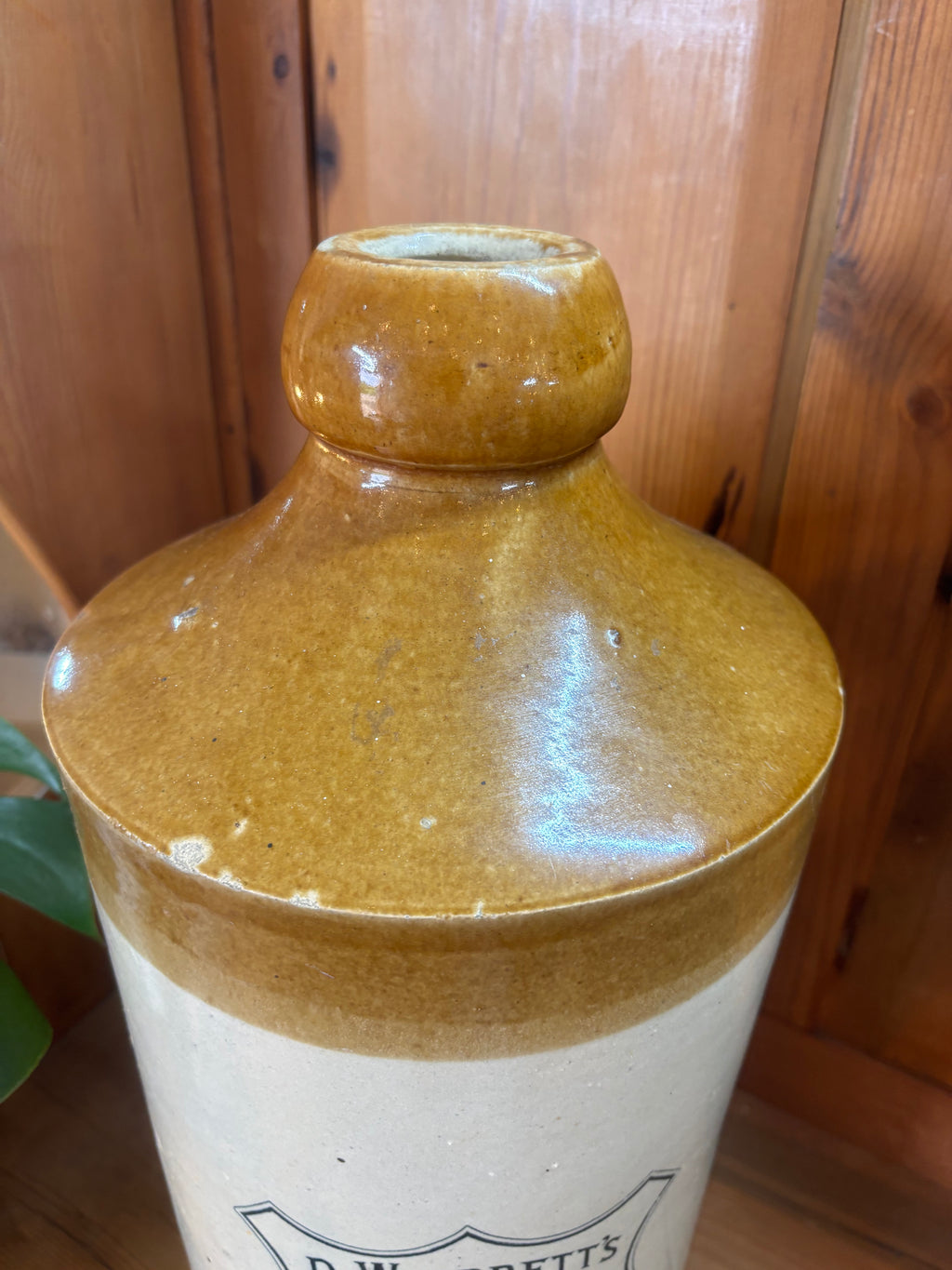 Stoneware Ginger Beer Flagon from Herne Bay, Kent.