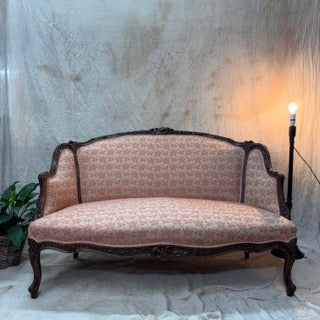Late 19th Century French Style Carved Sofa