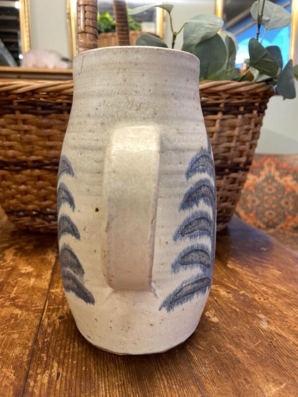 Studio pottery vase with spout - Image 6