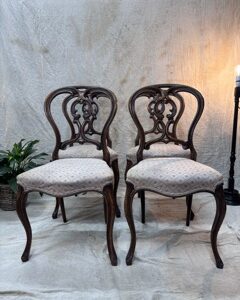 Victorian Mahogany Set of 4 chairs